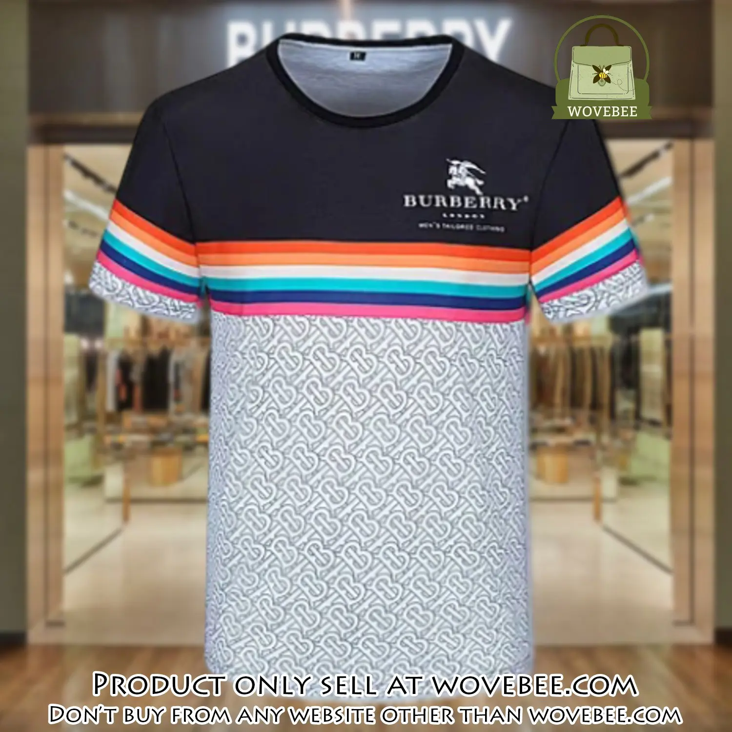 Burberry luxury brand unisex tshirt outfit for men women wvb0241427